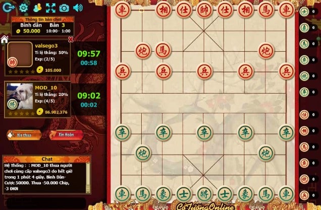 3 thế chơi Pháo trong game cờ tướng trực tuyến hiểm hóc nhất